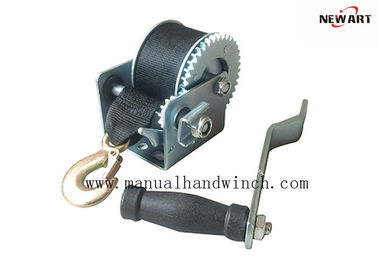 Chiny Lekka ręczna wciągarka mechaniczna z certyfikatem CE 800lbs, ręczna wciągarka z paskiem dostawca